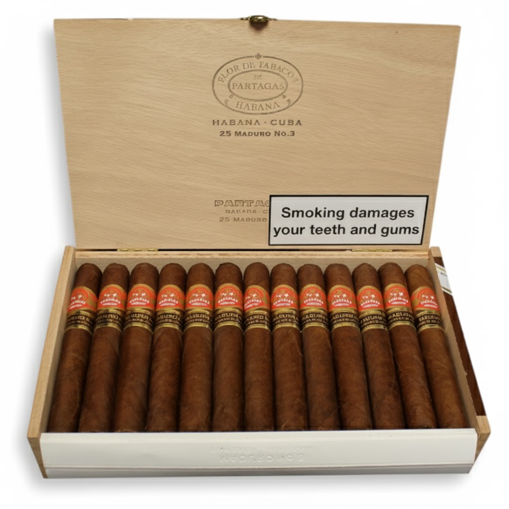 Partagas Maduro No. 3 - Box Of 25 Cigars