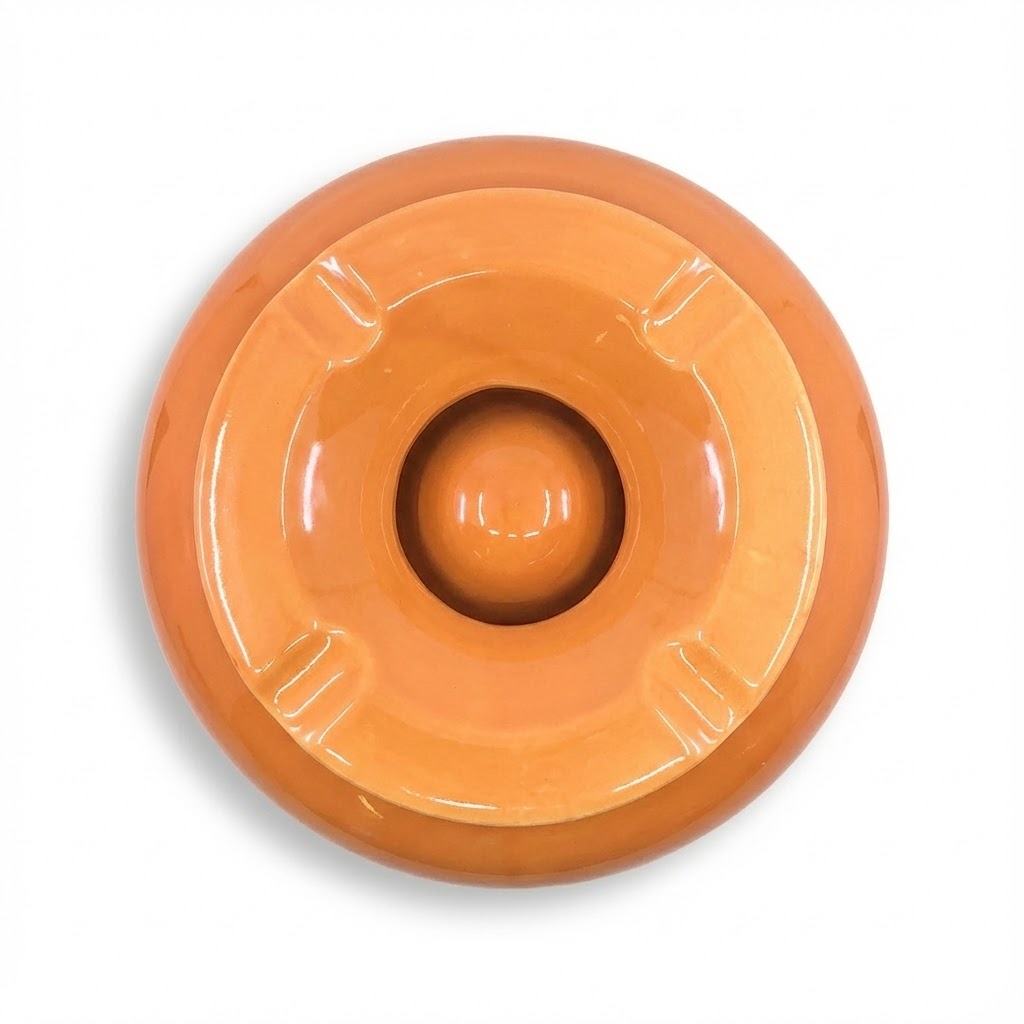 Ashtray - Dominique London Big Moroccan Orange - 4 Cigars