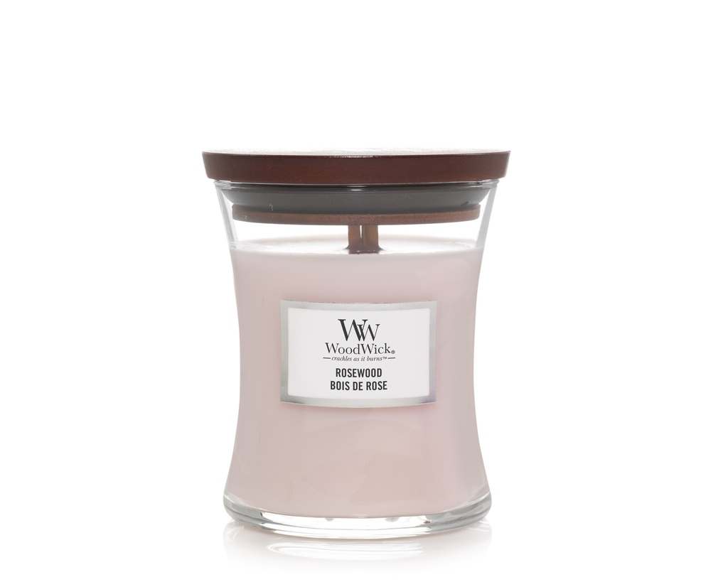 Candle - Woodwick Rosewood - Medium