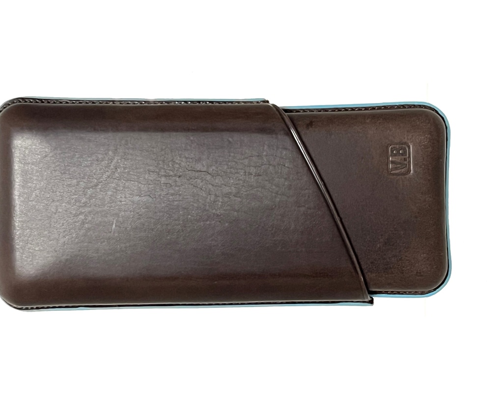 Cigar Case - Vb Toro Blue - 3 Cigars