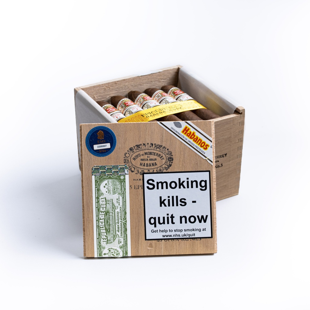 Hoyo de Monterrey Epicure No. 3 - Box of 25 Cigars