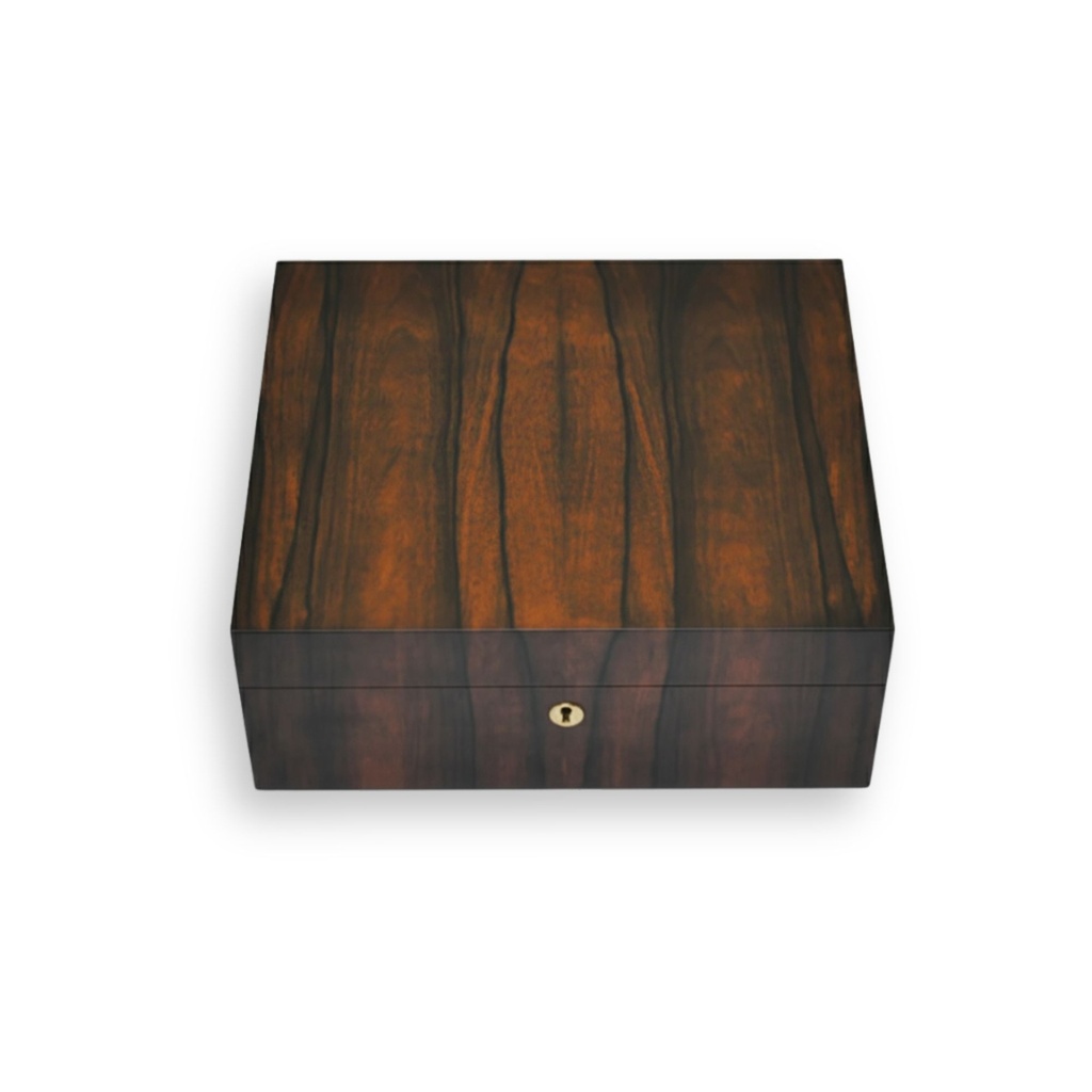 Humidor - Elie Bleu Green Ebony - 75 Cigars