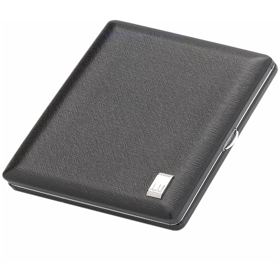 Cigarette Case - Dunhill White Spot Sidecar Hard Black - 10 Cigarettes