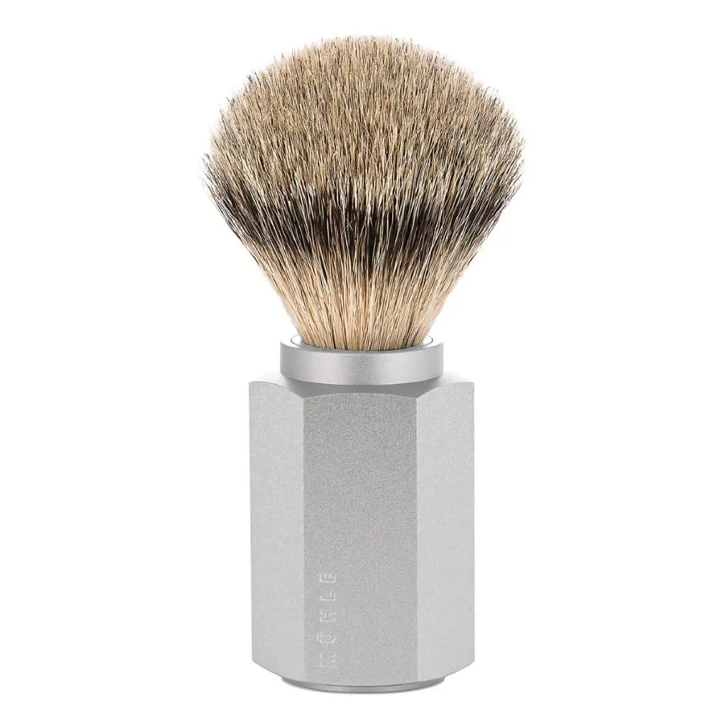 Shaving Accessories - Muhle Brush Hexagon Silvertip Graphite