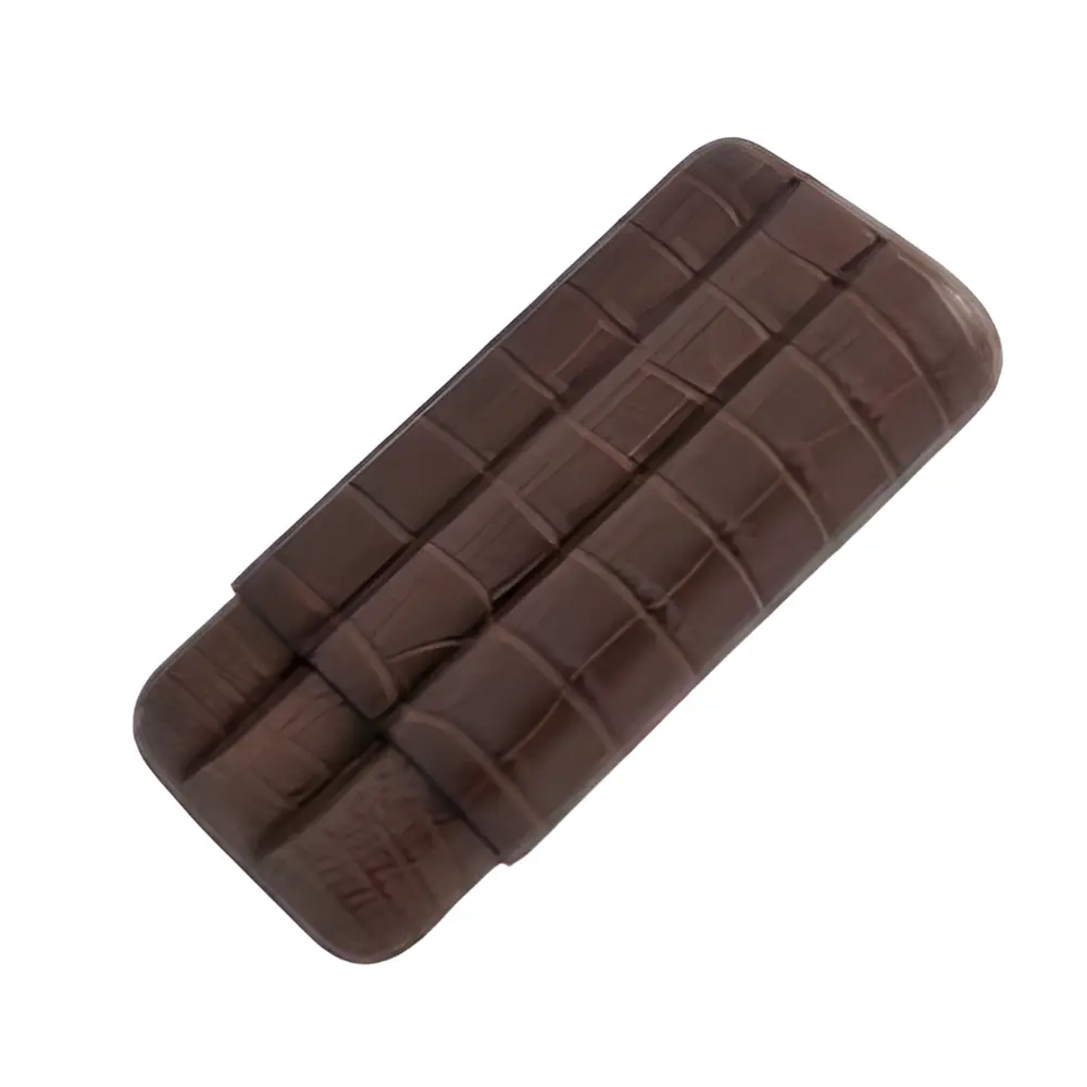 Cigar Case - Fallon Nixes Alligator Sublimes Dark Brown - 3 cigars 