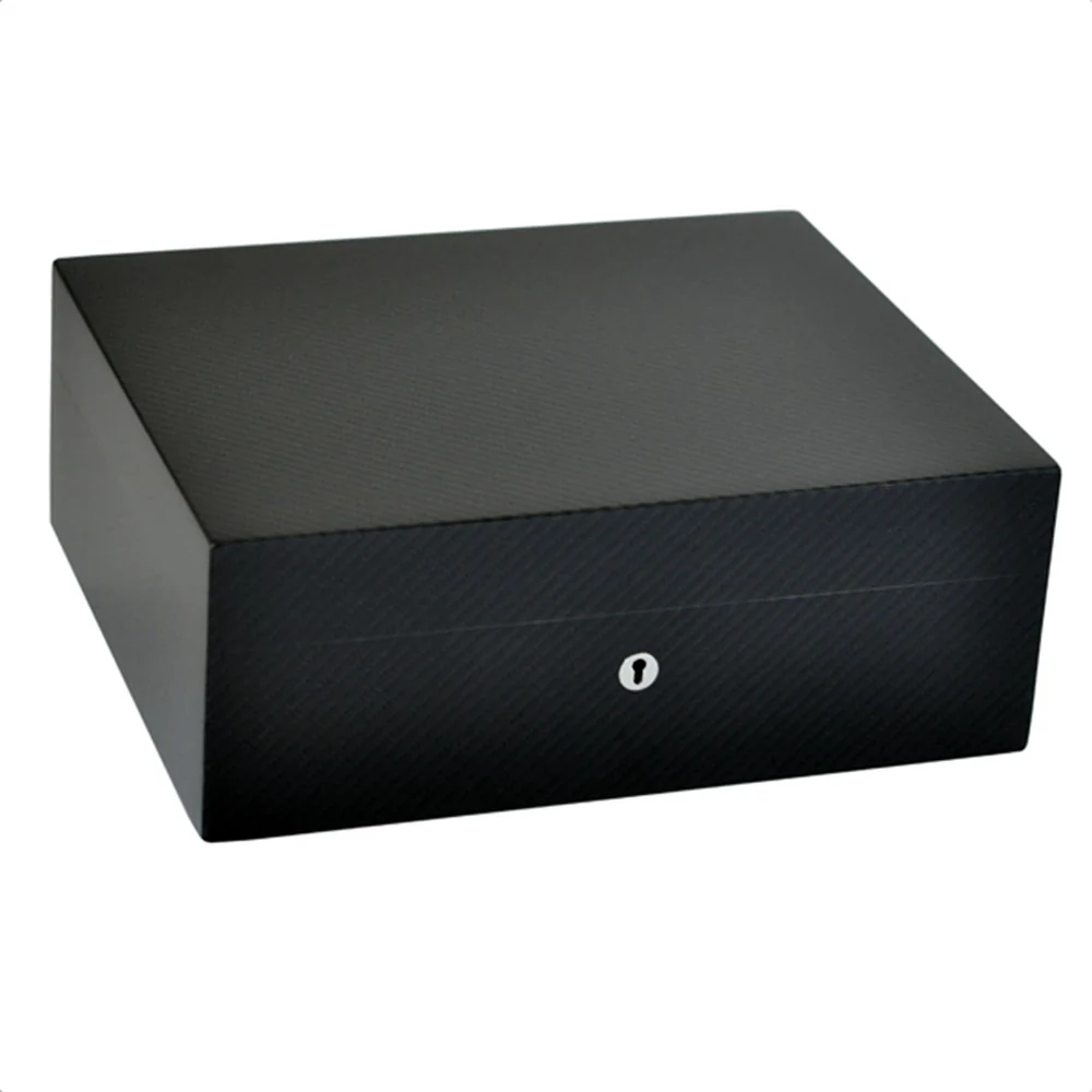 Humidor - Elie Bleu Carbon - 75 Cigars