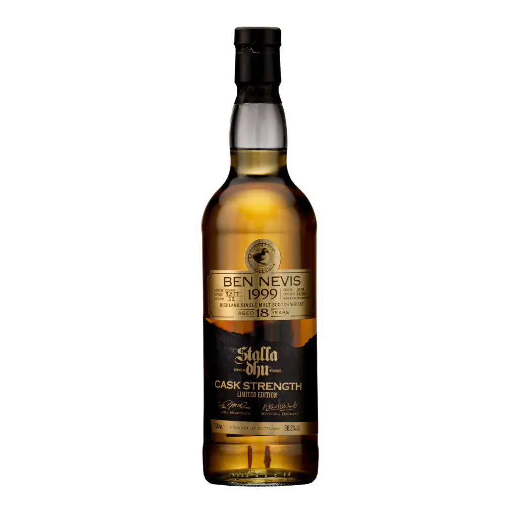 Whisky - Stalla Dhu Single Cask Ben Nevis 18 Year Old Cask Strength Whisky - 70cl 56.2%