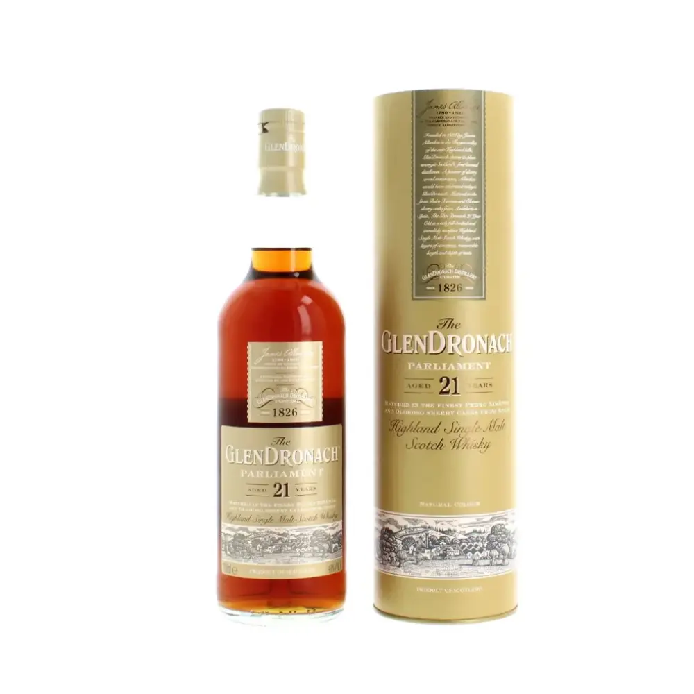 Whisky - Glendronach 21 Year Old Parliament Single Malt Scotch - 48% 70cl