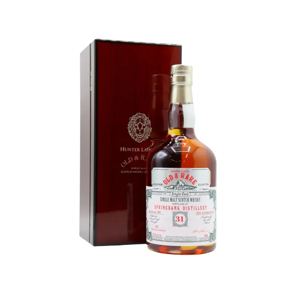 Whisky - Springbank 31 Year Old 1991 Old & Rare Platinum (Hunter Laing) - 49.3% 70cl
