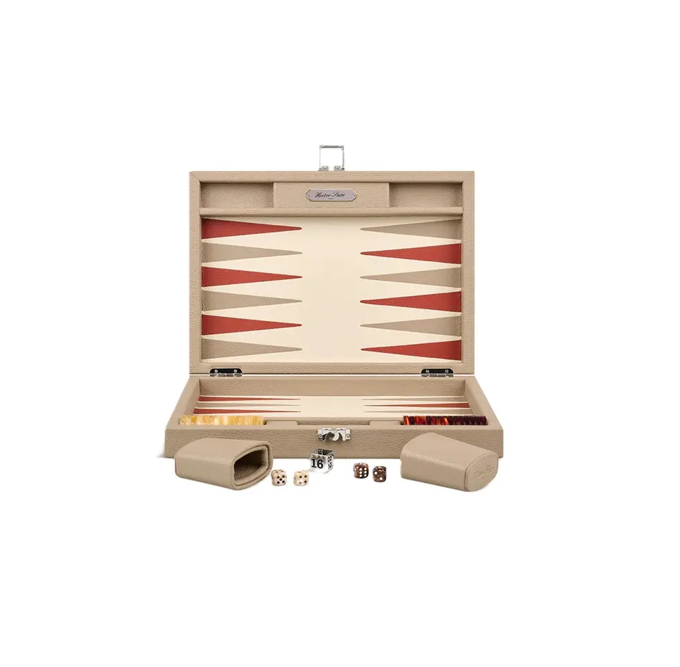 Game - Hector Saxe Backgammon Buffalo Grege Brique/Medium