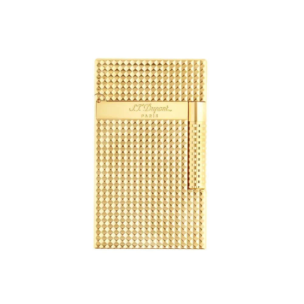 Lighter - S.T. Dupont Le Grand Diamond Head Gold