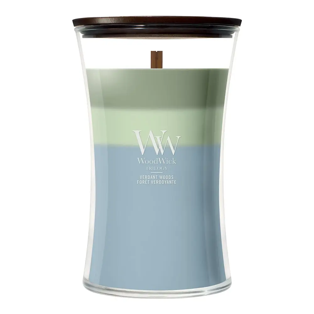 Candle - Woodwick Trilogy Verdant Woods - Large 