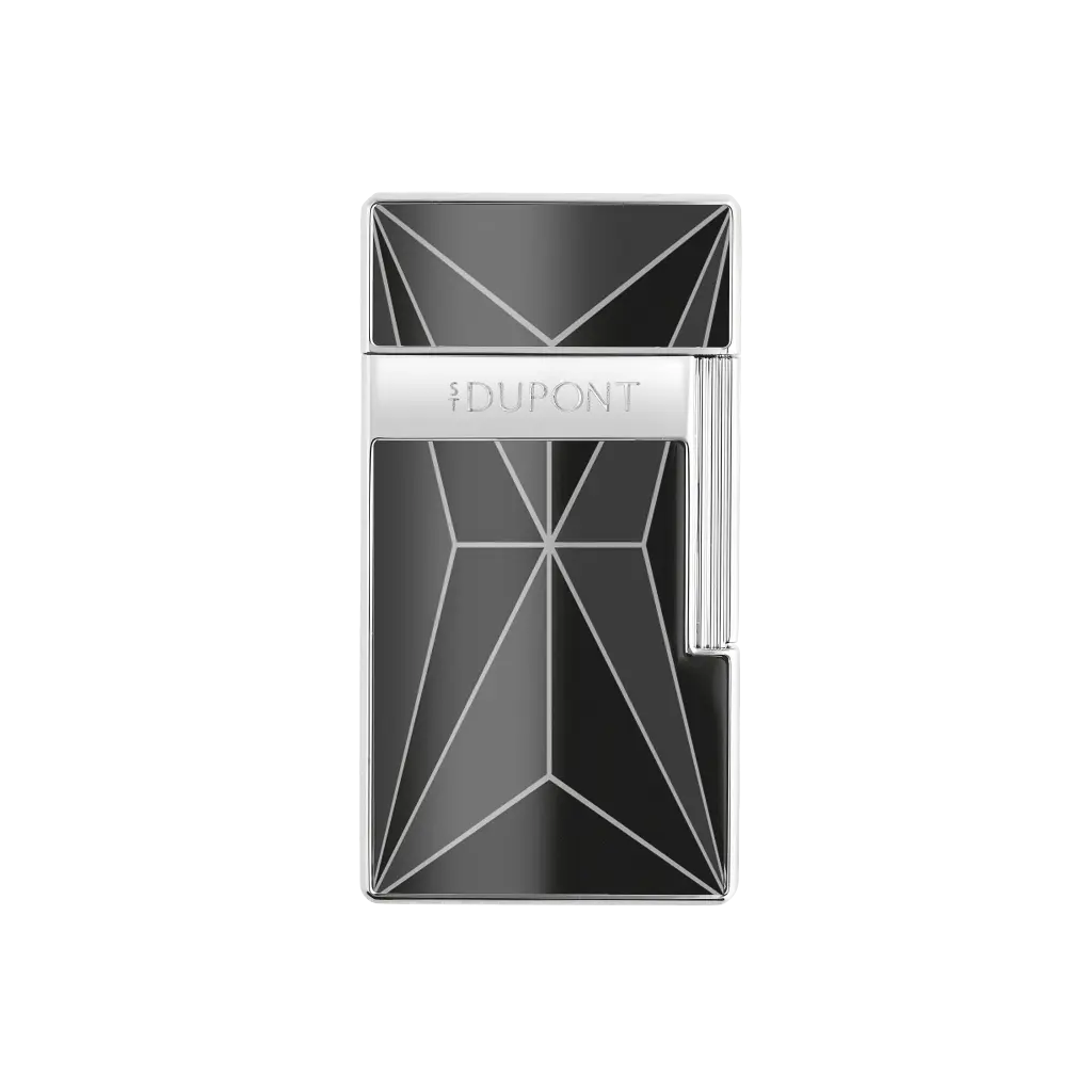 Lighter - S.T. Dupont Biggy Black Fire X /Chrome