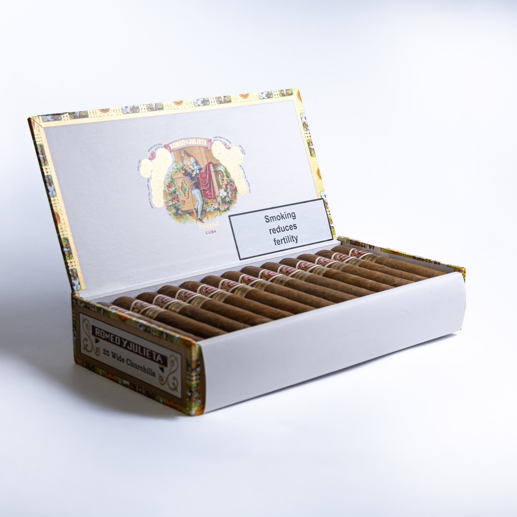 Romeo Y Julieta Wide Churchills - Box Of 25 Cigars