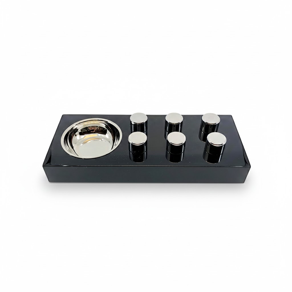 Ashtray - Elie Bleu Fruit Plots Black - 1 Cigar