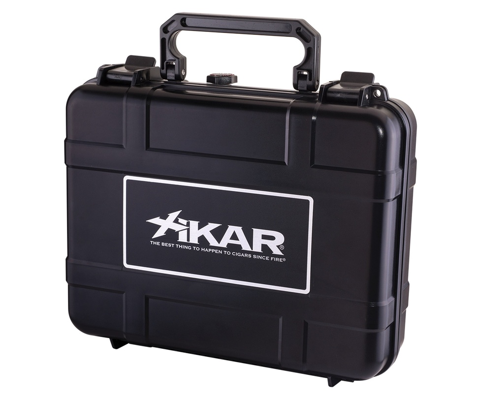 Humidor - Xikar Travel Waterproof Case Black - 18-24 Cigars