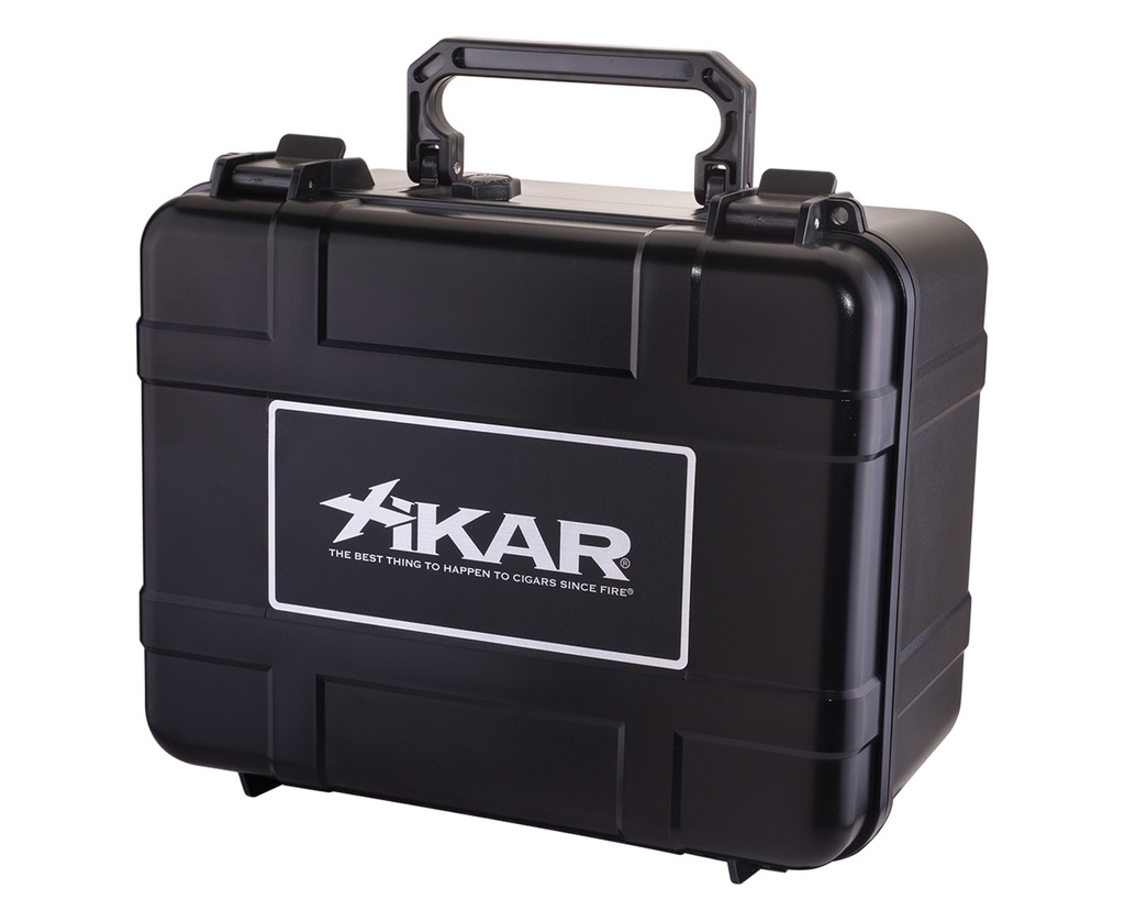 Humidor - Xikar Travel Waterproof Case Black - 50-80 Cigars