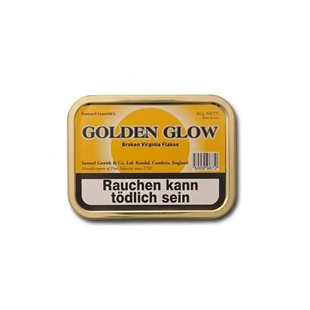 Pipe Tobacco - Samuel Gawith Golden Glow Broken Flake - Tin Of 50G