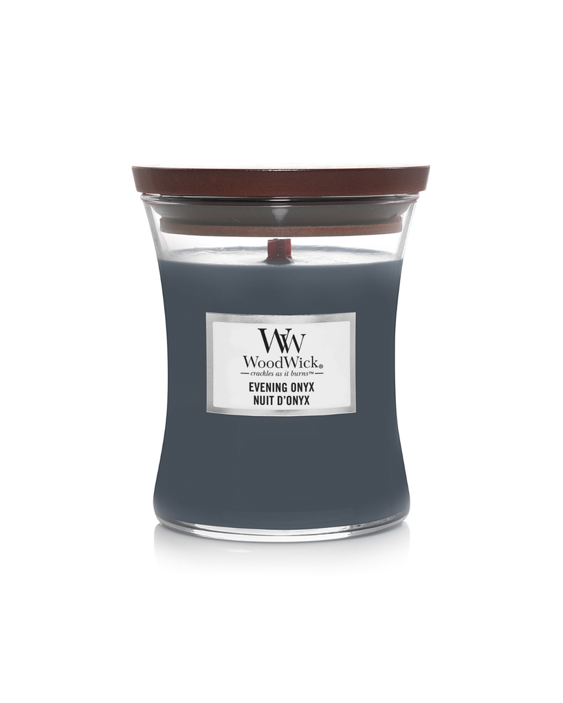 Candle - Woodwick Evening Onyx - Medium