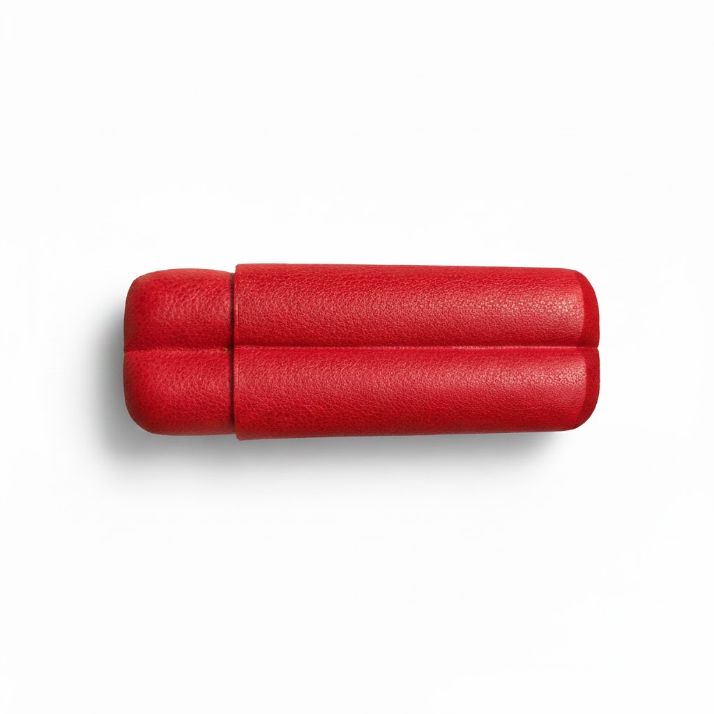 Cigar Case - Fallon Aura Buffalo Red Corrida - 2 Cigars
