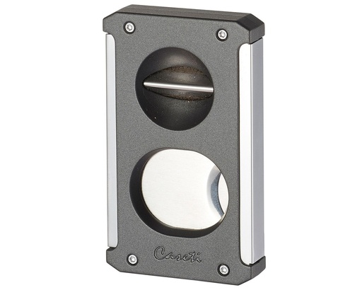 [16943] Cigar Cutter - Caseti Paris Multi Chrome/Matte Grey