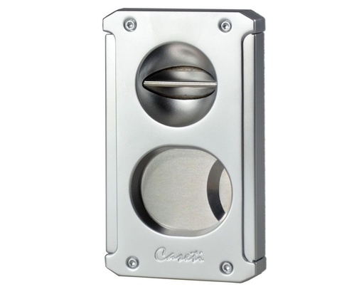 [16944] Cigar Cutter - Caseti Paris Multi Chrome/Matte Silver