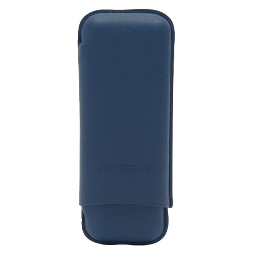 [39486] Cigar Case - Martin Wess Robusto Blue - 2 Cigars