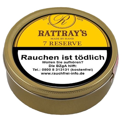 [40147] Pipe Tobacco - Rattray´S British Collection 7 Reserve - Tin Of 50G