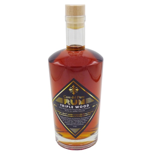 [40254] Rum - Casa Del Puro Triple Wood - Bottle Of 50Cl