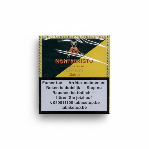 [8459] Montecristo Open Club - Pack Of 20 Cigarillos